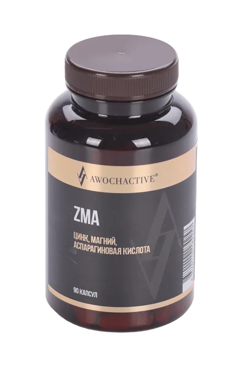 ZMA Awochactive Цинк+Магний+Аспарагиновая кислота 90 шт капсулы