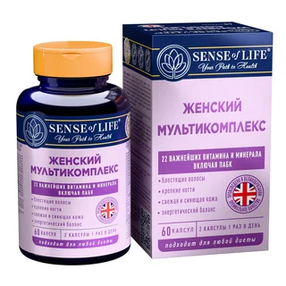 Женский мультикомплекс Сенсе оф Лайф 60 шт капсулы