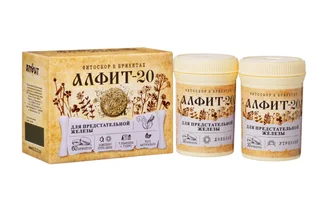Алфит 20 Для предстательной железы утренний вечерний 60 брикетов