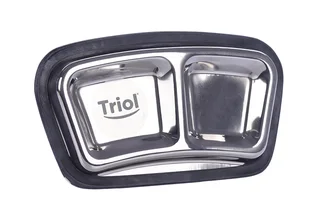 Миска 1080 Triol для жив. двойная металлическая 0,12×0,14л