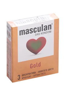Презервативы Masculan Gold 3 шт