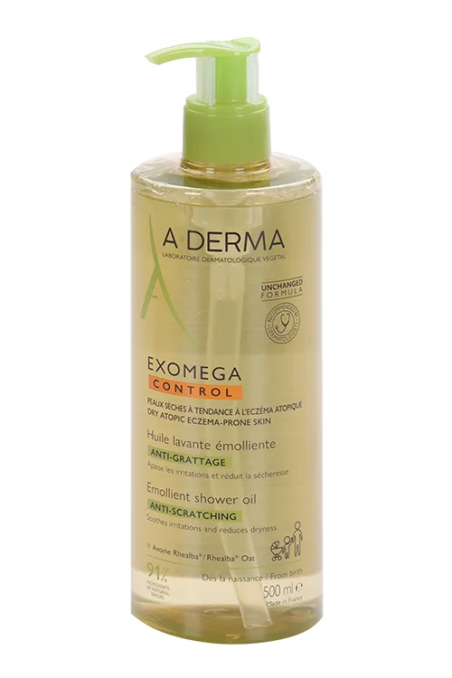 Масло A-Derma Exomega Control смягчающ для душа, 500 мл