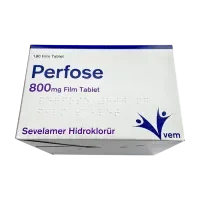 Перфозе Perfose :: Севеламер :: (полный аналог Ренагель, Селамерекс) 800 мг таблетки 180 шт.