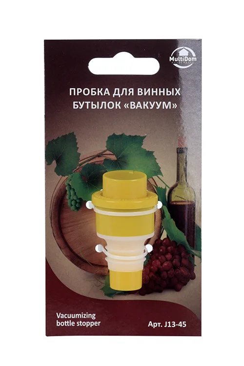 Пробка Мультидом для винных бутылок вакуум в ассортименте