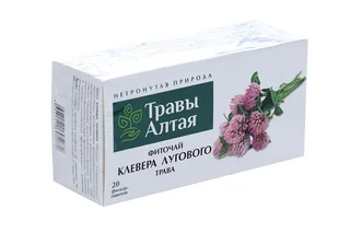 Клевер луговой трава серии Алтай 1,5 гр 20 шт Травы Алтая