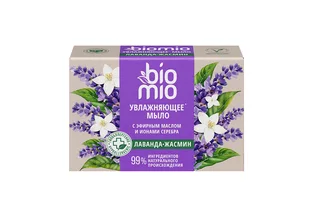 Мыло BioMio Bio-Soap натур увлаж лаванда / жасмин, 90 г