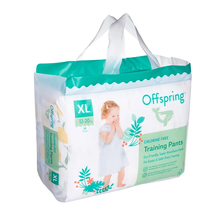 Трусики-подгузники Offspring XL (12-20 кг) 30 шт Лимоны