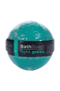 Шарик для ванны Fabrik cosmetology бурлящий с шиммером Light Green 120 гр