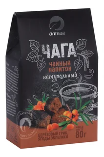 Чага с облепихой фиточай 80 гр