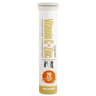 Витамин С + Цинк Maxler Vitamin C + Zinc, 20 шипучих таблеток - Апельсин