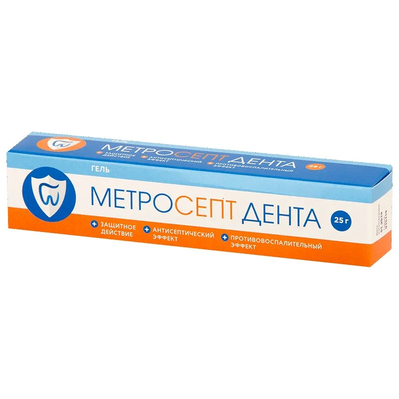 Pl Метросепт Дента Гель Для наружного применения 25 гр