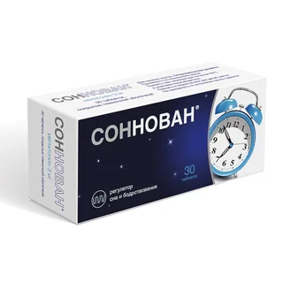 Соннован таблетки покрытые пленочной оболочкой 3 мг 30 шт