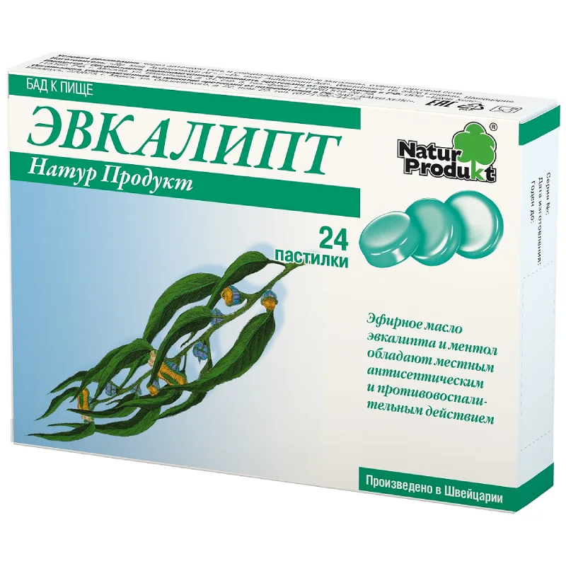 Эвкалипт Пастилки 24 шт