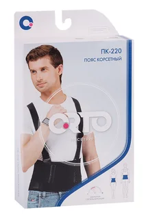 Пояс-корсет Орто ПК-220 черный M