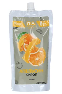 Сироп Продуктовая Аптека Апельсин без сахара 250 мл