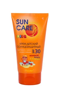 Крем Sun Care солнцезащитный детский SPF 30 Пантенол+алоэ водостойкий 150 мл
