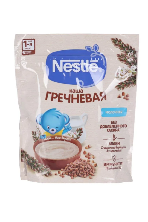 Каша Нестле молоч гречневая (с 4 мес) 200 гр