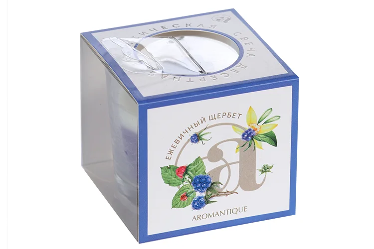 Свеча ароматическая Aromantique ежевичный щербет (АМ40601) 60 гр