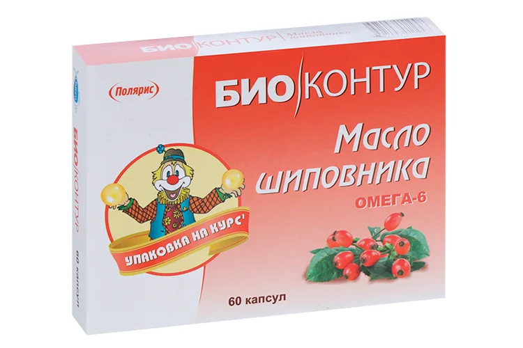 Масло шиповника Биоконтур 340 мг 60 шт капсулы