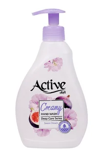 Крем-мыло Active Soft Creamy hand wash deep care series для рук инжир 350 мл
