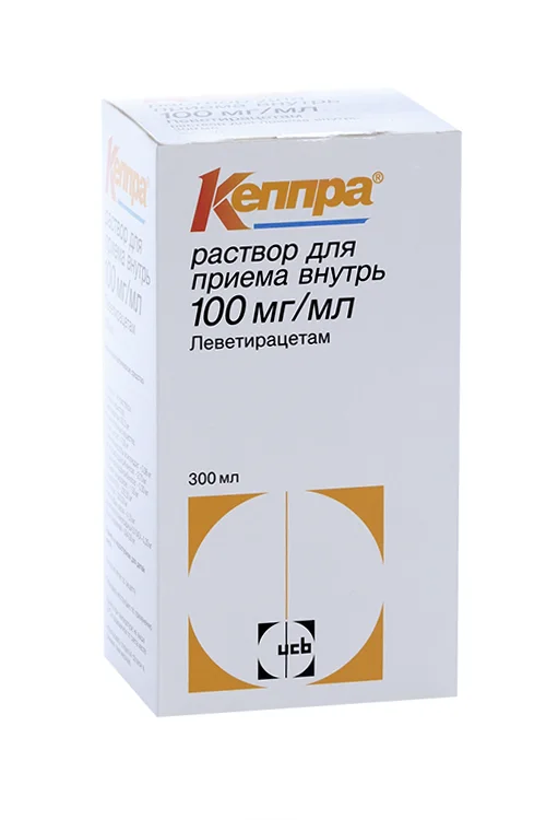 Кеппра раствор 100 мг / мл 300 мл