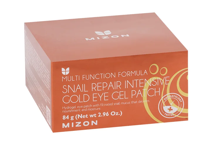 Патчи Mizon Snail Repair Intensive Gold Eye с муцином улитки для обл вокр глаз, 60 шт