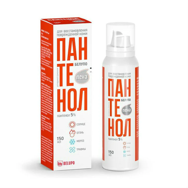 Пантенол пена 5 % 150 мл