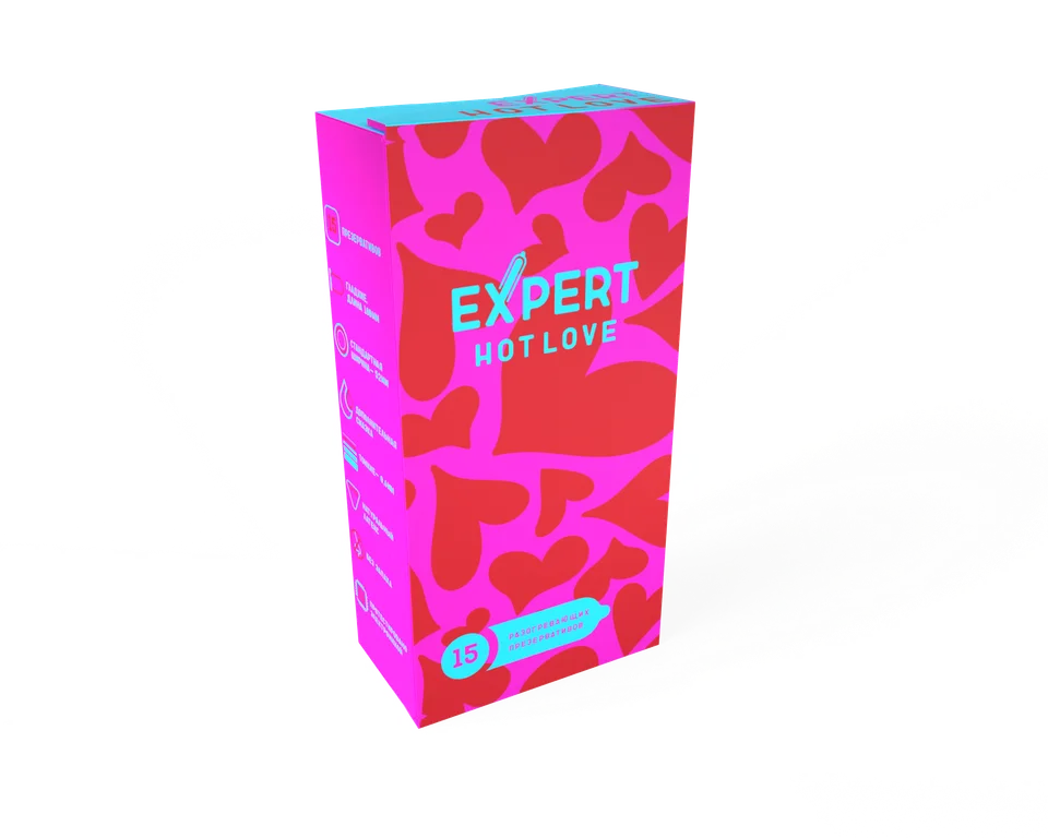 Презервативы Expert с разогревающим эффектом 15 шт.