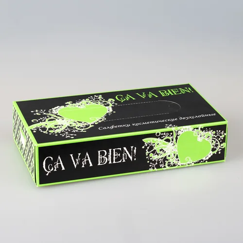 Салфетки Афалина CA VA Bien двухслойные косметические 80 шт