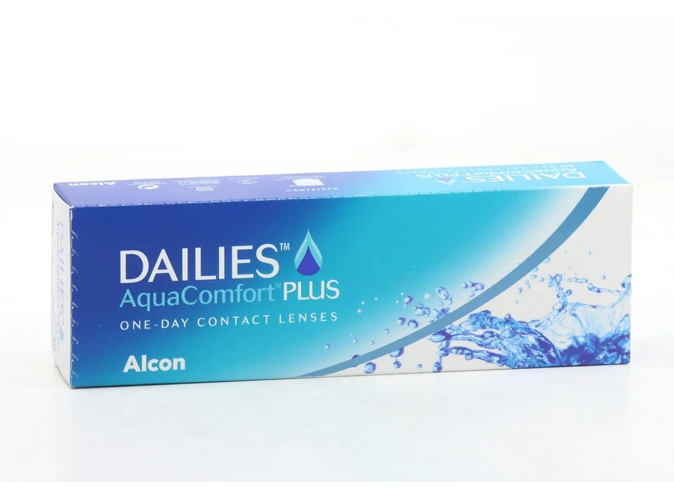 Линзы Alcon Dailies Aqua Comfort Plus контактные однодневные (диоптрия -5,25) 30 шт