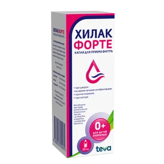 Хилак форте капли для приема внутрь со вкусом вишни 30 мл