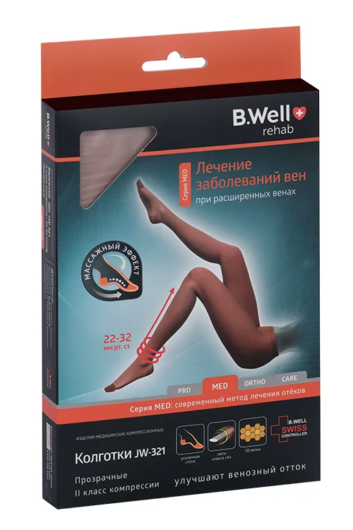 Колготки B Well MED 2 компр JW-321 натур р 3