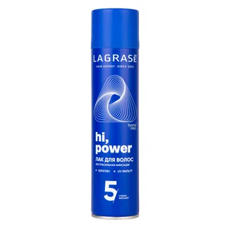 Лак для волос HI, Power, 225 мл, LA Grase