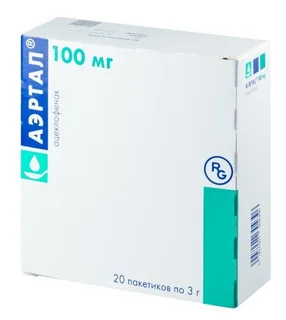 Аэртал пор для сусп 100 мг пор 3г 20 шт