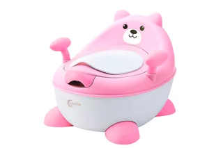 Горшок Lala-Kids детский медвежонок розовый