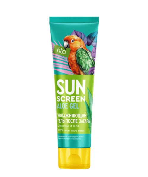 Гель Fitoкосметик Sun Screen увлажняющий после загара для лица / тела, 75 мл
