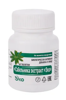 Сабельника экстракт Эко 500 мг 60 шт таблетки