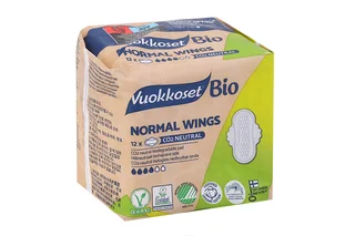 Прокладки Vuokkoset BIO Normal Wings гигиенические 12 шт