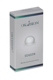 Линзы Okvision Season контактные на 3 месяца D -4,00 B.C. 8,6 DIA 14,0 пара
