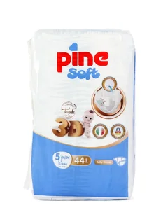 Подгузники Pine Soft 3D Junior детские 5 (11-18 кг) 44 шт