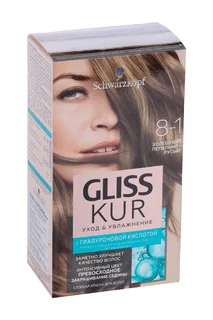 Краска Gliss Kur Уход&Увлажнение 8-1 Холодный пепельно-русый для волос