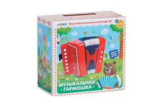 Музыкальная игрушка «Гармонь» цвет синий