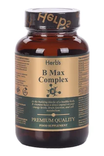 Комплекс витаминов B MAX Herbs 0,39 гр 60 шт таблетки