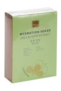Носочки Beauty Style Urea&Hemp Extract увлажняющие для педикюра 6 шт пара