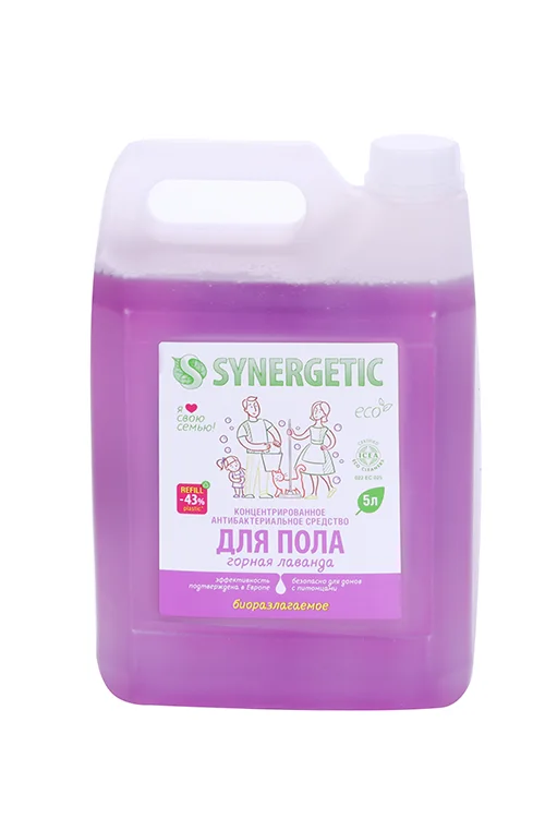 Средство Synergetic универсальное для мытья пола Горная лаванда 5 л