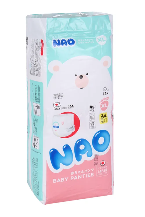 Трусики-подгузники NAO XL (12+ кг) 34 шт