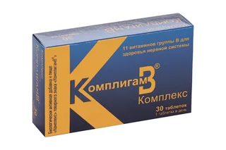 КомплигамВ комплекс 1 000 мг 30 шт таблетки