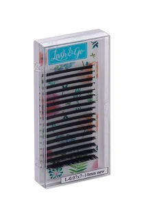 Ресницы Lash&Go для наращивания NEW микс L/0,07/7-14 mm 16 линий черные