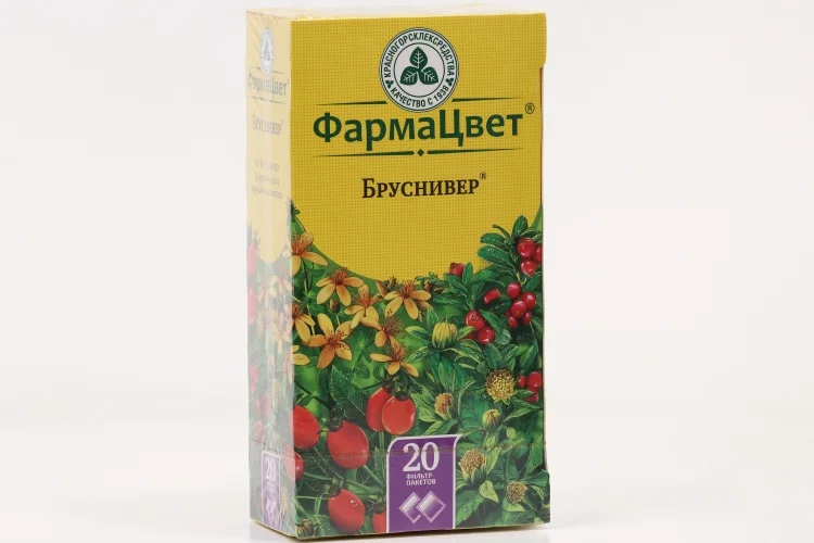 Бруснивер ФармаЦвет 2 гр 20 шт сбор растительный-порошок сбор 2 г 20 шт