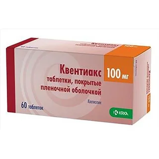 Квентиакс таб. п/о плен.100 мг 60 шт